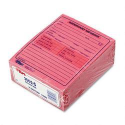 Tops Business Forms Important Message Pads, Pink, Printed Two Sides, 4 1/4 x 5 1/2, 50 Sheets/Pad