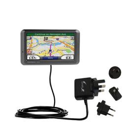 Gomadic International Wall / AC Charger for the Garmin Nuvi 770 - Brand w/ TipExchange Technology