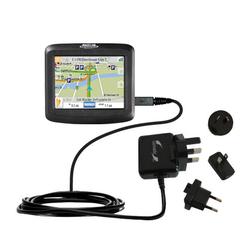 Gomadic International Wall / AC Charger for the Magellan Roadmate 1200 - Brand w/ TipExchange Techno