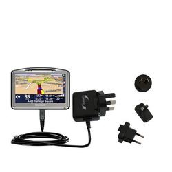Gomadic International Wall / AC Charger for the TomTom Go 920 - Brand w/ TipExchange Technology