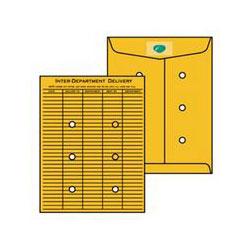 Quality Park Interoffice Envelopes, Kraft Resealable, Printed One Side, 10 x 13, 100/Box