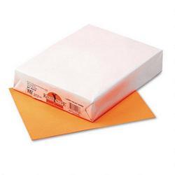 Riverside Paper Kaleidoscope® Multipurpose Colored Paper, Hyper® Orange, 24 lb., 500 Sheets/Ream