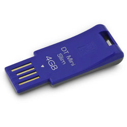 KINGSTON TECHNOLOGY FLASH Kingston 4GB DataTraveler Mini Blue