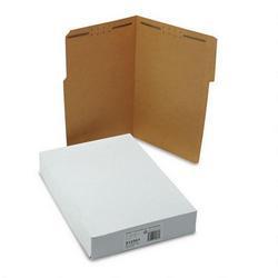 S And J Paper/Gussco Manufacturing Kraft Reinforced Folders with 2 Fasteners, Legal, 1/3 Cut Assorted, 50/Box