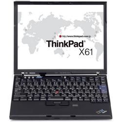 LENOVO, INC. Lenovo ThinkPad X61 Notebook - Intel Core 2 Duo T8300 2.4GHz - 12.1 XGA - 2GB DDR2 SDRAM - 160GB HDD - DVD-Writer - Gigabit Ethernet, Wi-Fi, Bluetooth - Window