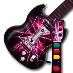 WraptorSkinz Lightning Pink TM Skin fits All PS2 SG Guitars Controllers (GUITAR NOT INCLUDED)s