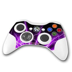 WraptorSkinz Lightning Purple Skin by TM fits XBOX 360 Wireless Controller (CONTROLLER NOT INCLUDED)