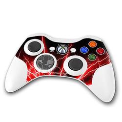 WraptorSkinz Lightning Red Skin by TM fits XBOX 360 Wireless Controller (CONTROLLER NOT INCLUDED)