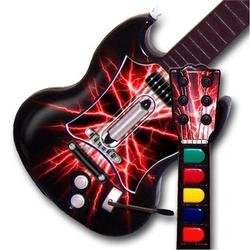 WraptorSkinz Lightning Red TM Skin fits All PS2 SG Guitars Controllers (GUITAR NOT INCLUDED)s