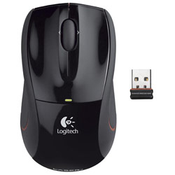 Logitech Inc Logitech V450 Nano Laser Mouse - Laser - USB - Black