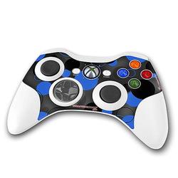 WraptorSkinz Lots Of Dots Blue on Black Skin by TM fits XBOX 360 Wireless Controller (CONTROLLER NOT