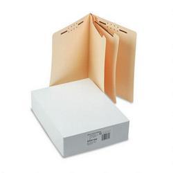 S And J Paper/Gussco Manufacturing Manila 6 Section End Tab Classification Folders, Straight Cut, Letter, 25/Box