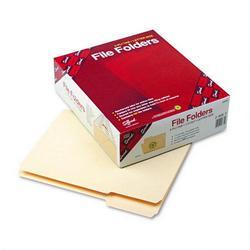 Smead Manufacturing Co. Manila File Folders, Double Ply Top, 1/3 Cut, 1st Position, Letter, 100/Box