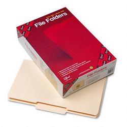 Smead Manufacturing Co. Manila File Folders, Double Ply Top, 1/3 Cut, 2nd Position, Legal, 100/Box