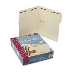 Smead Manufacturing Co. Manila Folders with Two 2 Capacity Fasteners, Letter, 1/3 Cut Asstd, 50/Box