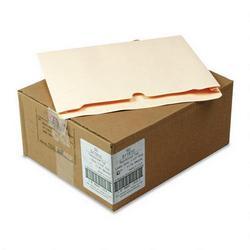 S And J Paper/Gussco Manufacturing Manila Recycled File Jackets, Reinforced Top, 1 1/2 Exp., Letter, 50/Carton