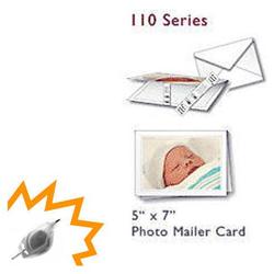 Bastens Matte white 5x7 photo mailer card inkjet printable