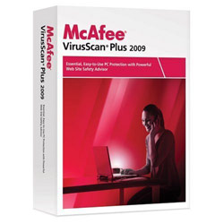 MCAFEE RETAIL BOXED PRODUCT McAfee VirusScan Plus 2009 3-User -Mini Box