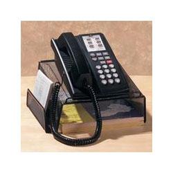 Rolodex Corporation Mesh Telephone Desk Stand, 10 1/8w x 10 5/8d x 4 7/8h, Black