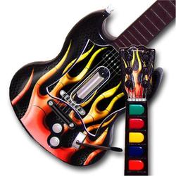 WraptorSkinz Metal Flames TM Skin fits All PS2 SG Guitars Controllers (GUITAR NOT INCLUDED)s