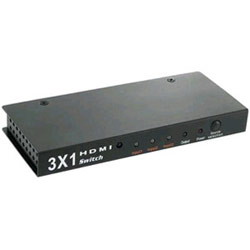 MICROPAC TECHNOLOGIES MicroPac HDMI-8548 - 3 Port HDMI Selector Switch Box for HDTV