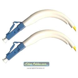 Ultra Spec Cables Molex 10M (32.8FT) Fiber Optic Cable LC/LC Simplex 9/125 w/ Strain Relief Angle Connector