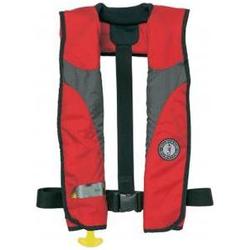 MUSTANG SURVIVAL Mustang Deluxe Automatic Inflatable Adult Color Rd/Cr