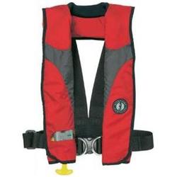 MUSTANG SURVIVAL Mustang Deluxe Automatic Inflatable W/Harness Adult (MD3084-U-RD/CR)