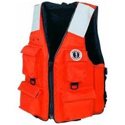 MUSTANG SURVIVAL Mustang Four Pocket Vest W/ Solas Tape L Or