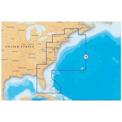 NAVIONICS ELECTRONIC CHARTS Navionics XL9 GOLD - USA-EAST Digital Map - South America - United States Of America - Atlantic Ocean, Rivers, Lakes - Boating, Fishing (CF/16XG)