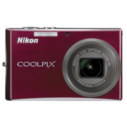 NIKON (SCANNER & DIGITAL CAMERAS) Nikon COOLPIX S710 14 Megapixel Digital Camera w/3.6x Optical Wide-Angle Zoom, 3 LCD, Smile Mode, In-Camera Red-Eye Fix - Red