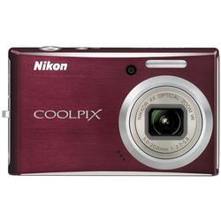 NIKON (SCANNER & DIGITAL CAMERAS) Nikon Coolpix S610 Digital Camera - Red - 10 Megapixel - 16:9 - 4x Optical Zoom - 4x Digital Zoom - 3 Active Matrix TFT Color LCD