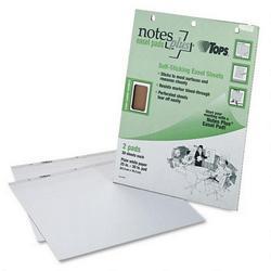 Tops Business Forms NotesPlus® Self Stick Easel Pad, 30 sheets/Pad, 2 Pads/Pack