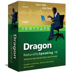 NUANCE COMMUNICATIONS INC Nuance Dragon NaturallySpeaking v.10.0 Legal - Complete Product - Academic, Local Government, State Government - 1 User - Retail - PC