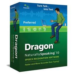 NUANCE COMMUNICATIONS Nuance Dragon NaturallySpeaking v.10.0 Preferred - Upgrade - PC