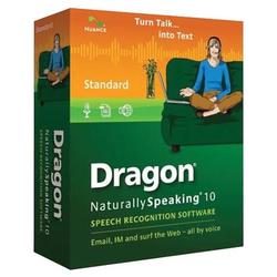NUANCE COMMUNICATIONS Nuance Dragon NaturallySpeaking v.10.0 Standard - Complete Product - Standard - 1 User - Mini Box Retail - PC