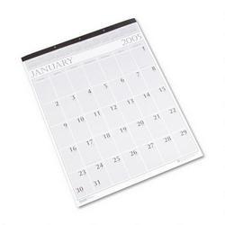 House Of Doolittle One Month Per Page Wall Calendar, 3 Hole Punched, 20 x 26, Brown Binding