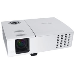 OPTOMA TECHNOLOGY Optoma Technology HD71 DLP Multimedia Projector 720p (1280 x 720) 2400 ANSI Lumens 6.3 lbs (2.9 kg) & Optoma Projection Screen, DS-3084PM included