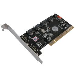 Eforcity PCI 4 Internal SATA II Ports Controller Card - SIL3124 by Eforcity