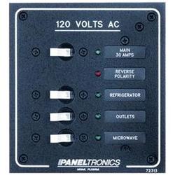 Paneltronics Standard Ac 3 Position Breaker Panel & Main (9972313B)