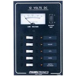 Paneltronics Standard Dc 5 Position Breaker Panel & Meter