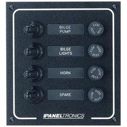Paneltronics Waterproof Dc 4 Position Booted Toggle & Fuse