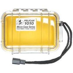 PELICAN PRODUCTS Pelican 1010 Micro Case Yellow With Clear Lid