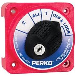 PERKO Perko Compact Medium Duty Battery Selector W/ Key Lock (8512DP)