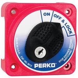 PERKO Perko Compact Medium Duty Battery Selector W/ Key Lock (9612DP)