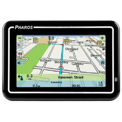 PHAROS SCIENCE&APPLICATION-NEW Pharos Drive GPS PDR200 Automobile Navigator - 4 Active Matrix TFT Color LCD - Hot Start 8 Second - Stereo Audio Out, Mini USB