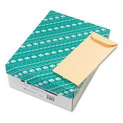 Quality Park Policy Envelopes, Gummed, Cameo Buff, 28 lb., 4 1/2 x 10 3/8, 500/Box