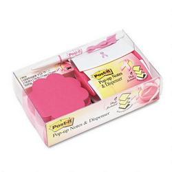 3M Pop Up Note Value Pack for Breast Cancer Awareness, with Dispenser, Pads, Pen
