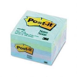 3M Post it® Aquatic Color Notes, 3 x 3 Size, 5 Pads/Pack