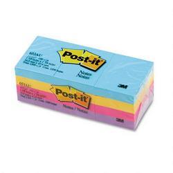 3M Post it® Ultra Color Note Pads, 1 1/2 x 2 Size, 12 Pads/Pack